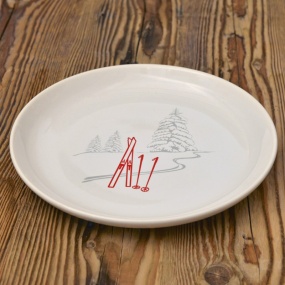 Assiette Ski (Pack de 6)