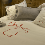 Duvet cover set with Red Deer Head