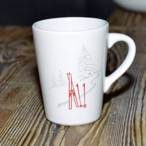 Mugs with ski tracks (X6)