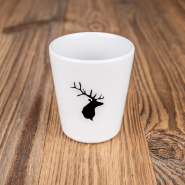 Coffee cup with a deer (X6)