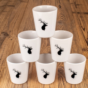 Coffee cup with a deer (X6)