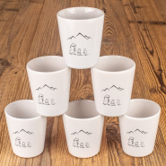 Coffee cup with Marmots (X6)