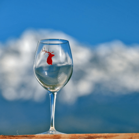 Verre à pied (pack de 6) Cerf rouge