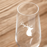 Champagne glasses deer (X6)