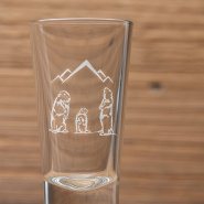 Shot glasses with marmots (X6)