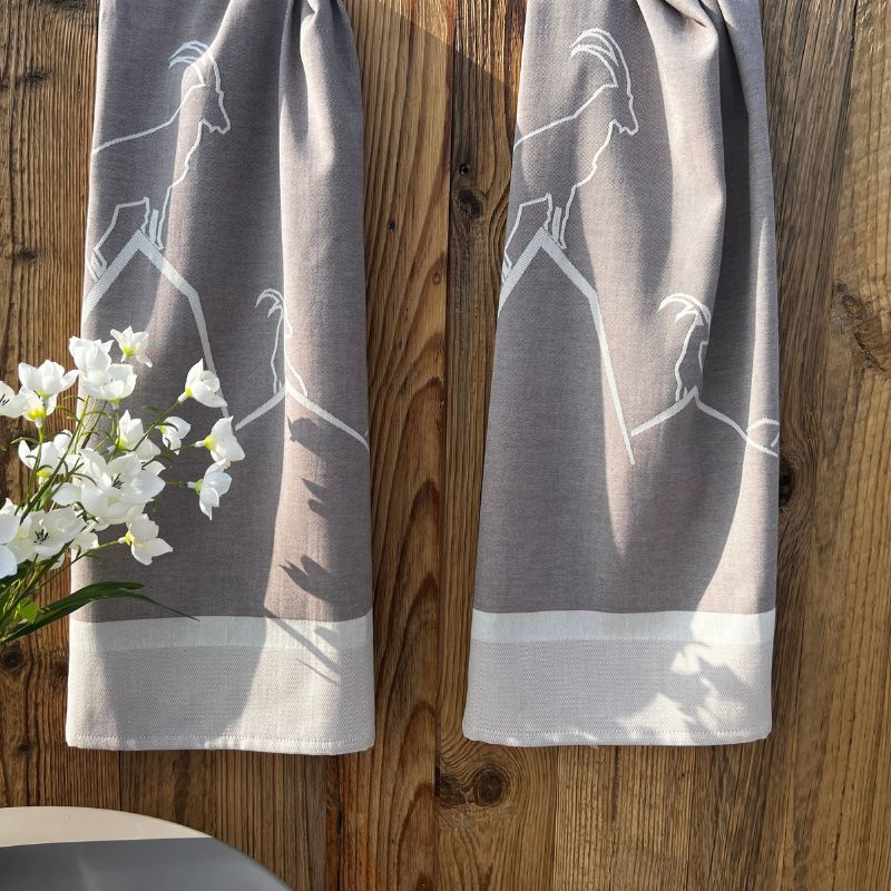 Ibex Chocolate Kitchen Towel (X2)