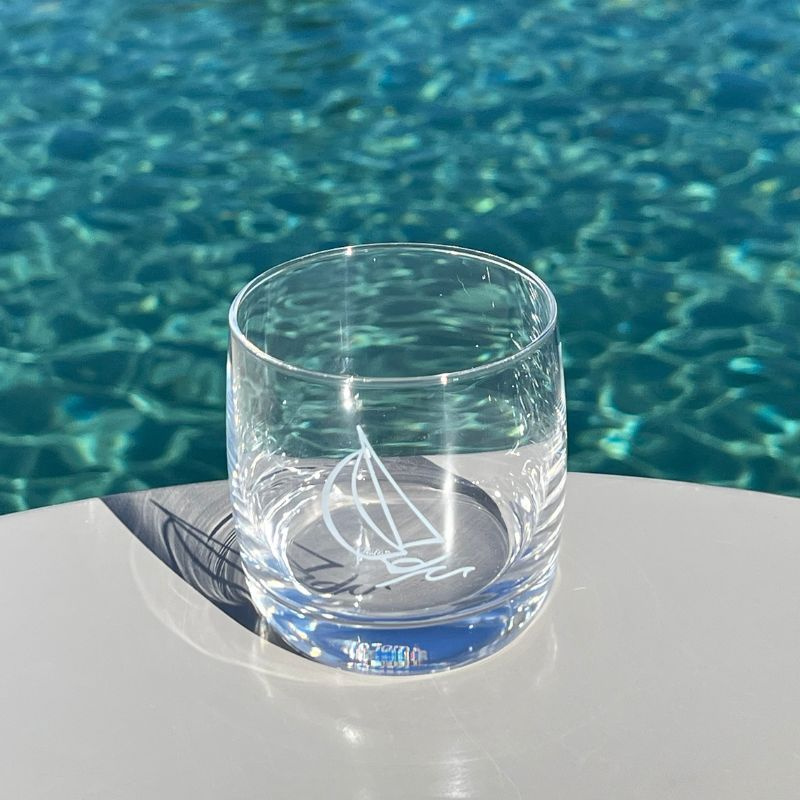 Verre à eau Voilier