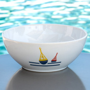 Seaside Buoys salad bowls