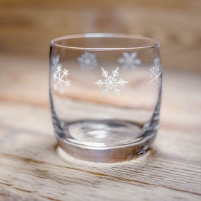 Tumbler with Snowflakes (X6)