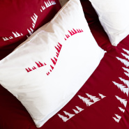 Duvet cover Red fir forest