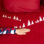 Duvet cover Red fir forest