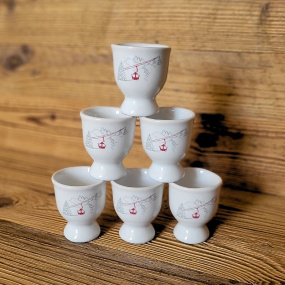 Red Gondola egg cups (X6)