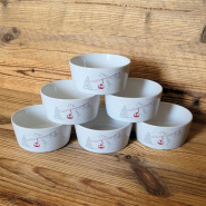 Ramekin with red Gondola (x6)