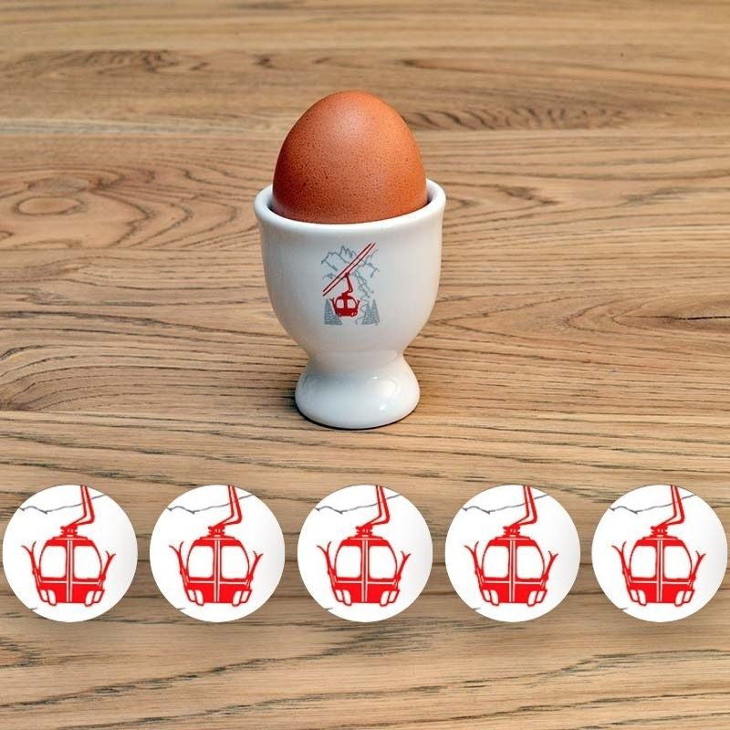 Red Gondola egg cups (X6)