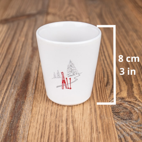 Taza de café Pista de Esquí  (x6)