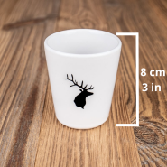 Coffee cup with a deer (X6)